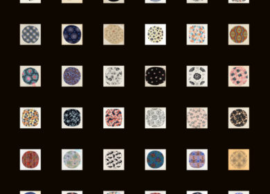 1940s French Textile Designs